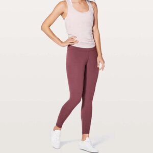 Lululemon Pants Womens 4 Mauve High Rise Leggings Athletic Yoga Workout Align II